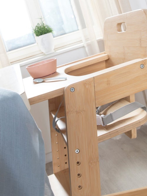 Seggiolone evolutivo in bambù FSC® con vassoio pasto "Roba Nature Up" - Kiabi