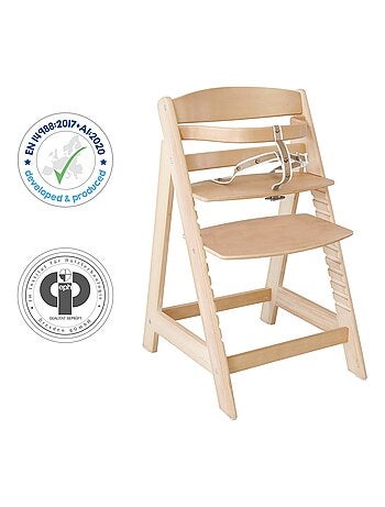 Seggiolone evolutivo in legno dai 6 mesi fino a 70 kg – ROBA "Sit Up III