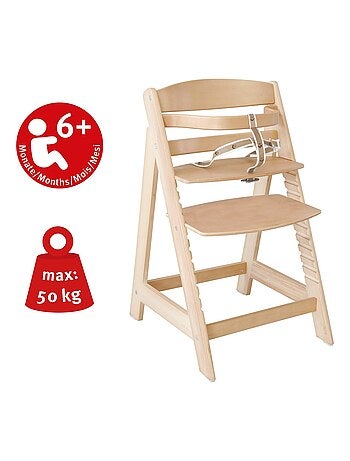 Seggiolone evolutivo in legno dai 6 mesi fino a 70 kg – ROBA "Sit Up III