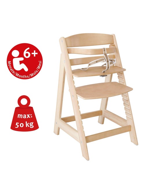 Seggiolone evolutivo in legno dai 6 mesi fino a 70 kg – ROBA "Sit Up III" - Kiabi