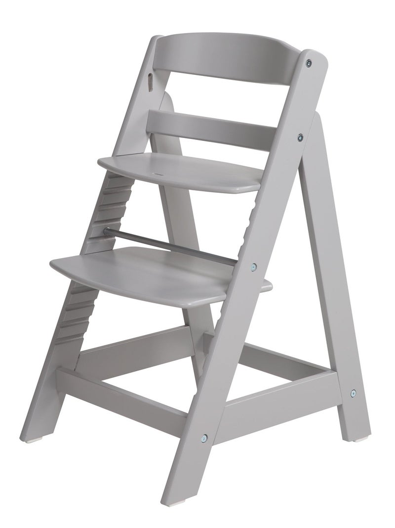 Seggiolone evolutivo in legno dai 6 mesi fino a 70 kg – ROBA "Sit Up III" Grigio - Kiabi
