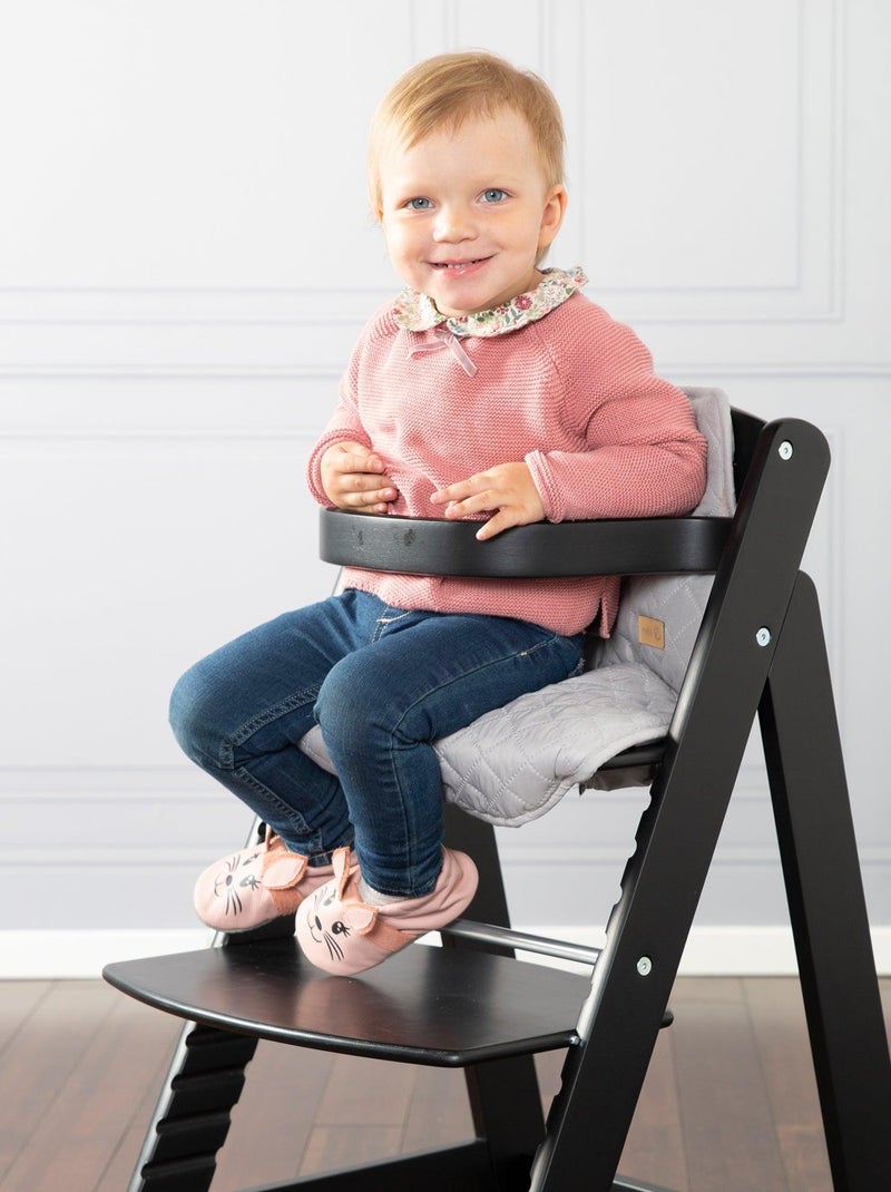 Seggiolone evolutivo in legno dai 6 mesi fino a 70 kg – ROBA "Sit Up III" Nero - Kiabi