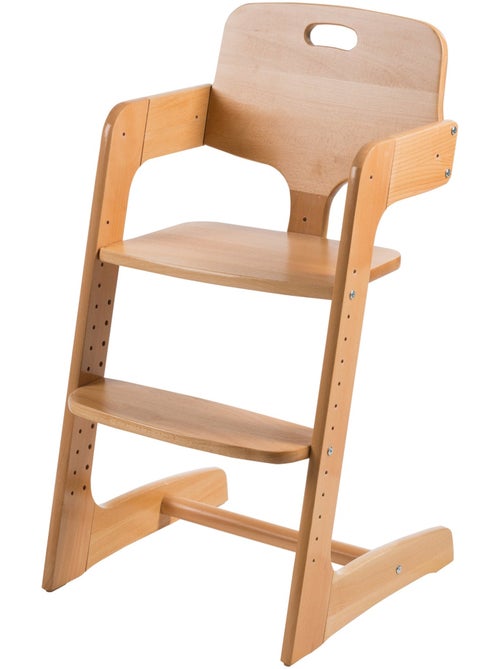 Seggiolone evolutivo in legno massello con vassoio – fino a 50 kg – "Roba Kid Up" - Kiabi