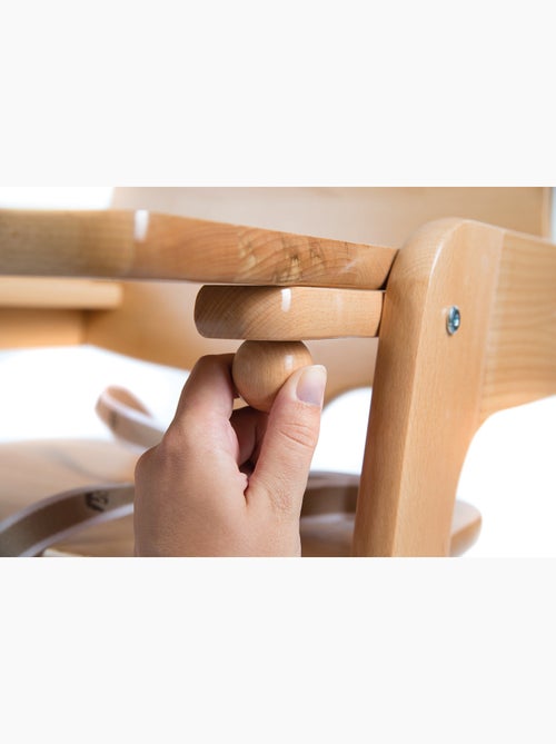 Seggiolone evolutivo in legno massello con vassoio – fino a 50 kg – "Roba Kid Up" - Kiabi