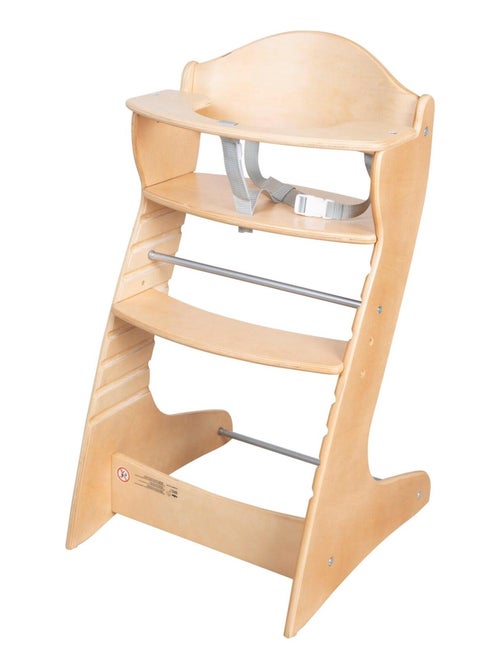 Seggiolone evolutivo in legno – supporta fino a 70 kg – "Roba Chair Up" - Kiabi