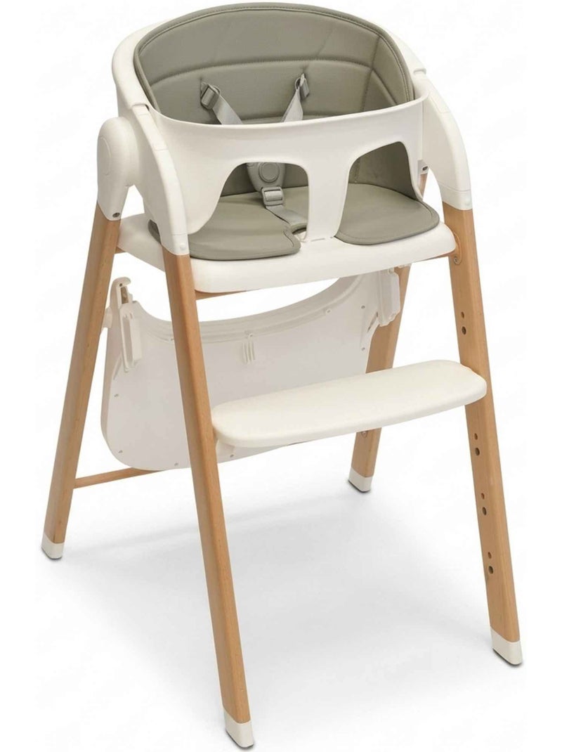 Seggiolone evolutivo per bambino in legno | bo jungle | bo jungle Bianco - Kiabi