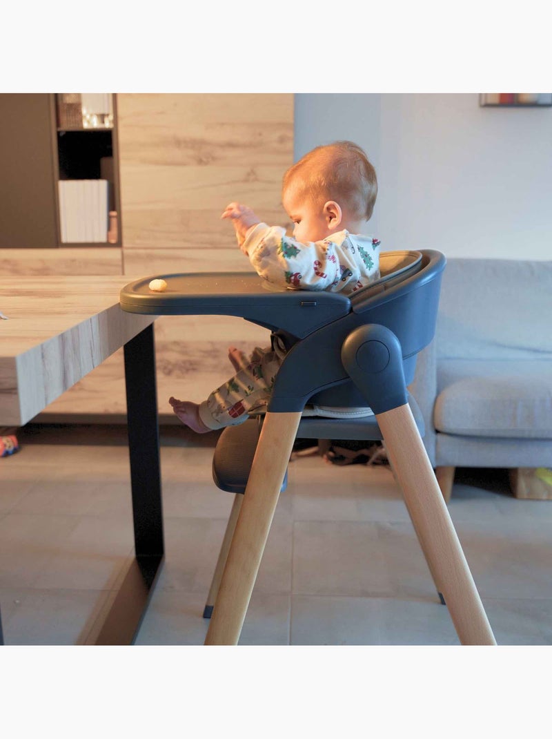 Seggiolone evolutivo per bambino in legno | bo jungle | bo jungle Grigio - Kiabi