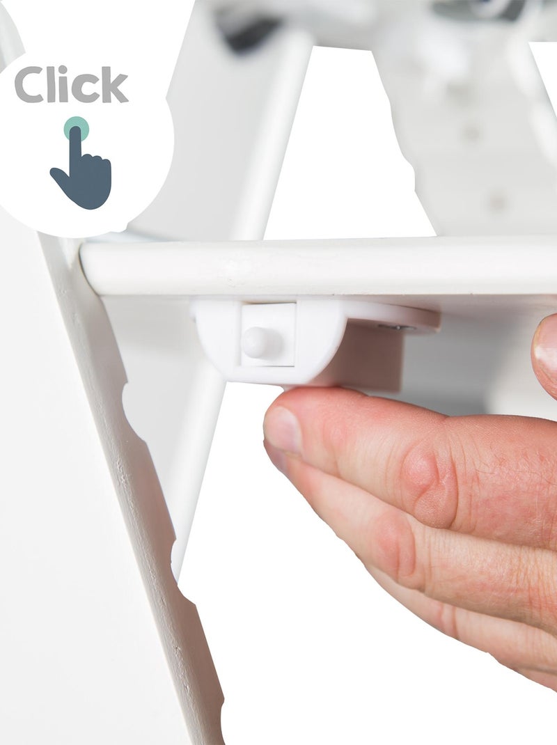 Seggiolone evolutivo regolabile a scatto – ROBA "Sit Up Click" Bianco - Kiabi