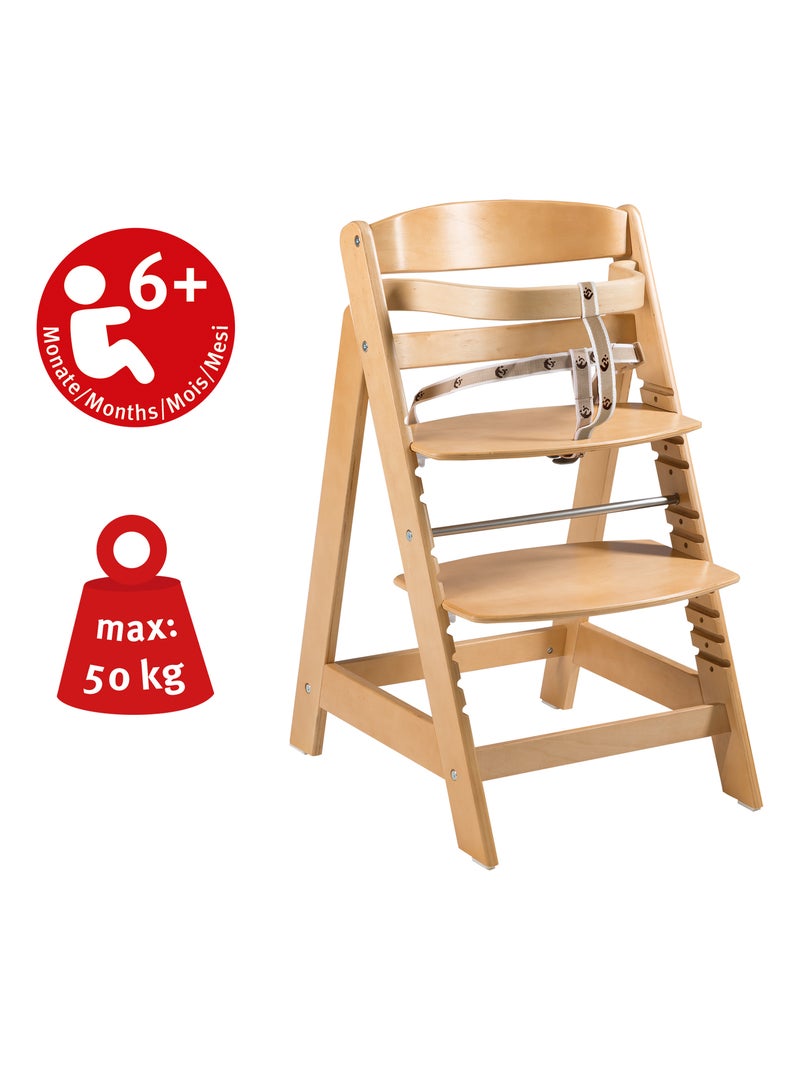 Seggiolone evolutivo regolabile a scatto – ROBA "Sit Up Click" Legno naturale - Kiabi