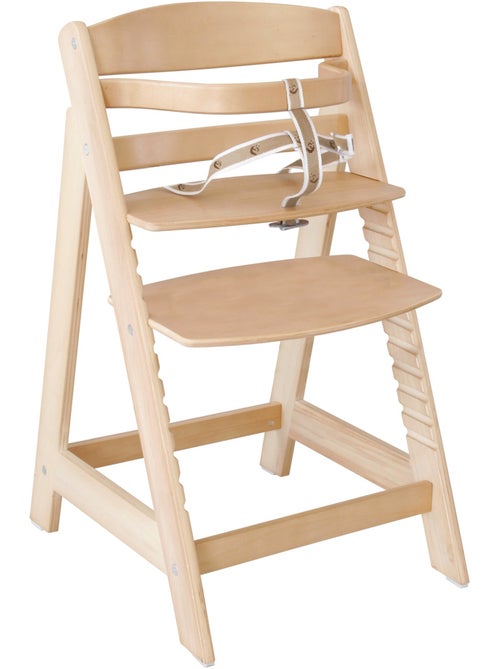 Seggiolone evolutivo ROBA "Sit Up III" + cuscino "Little Stars" – naturale/grigio - Kiabi