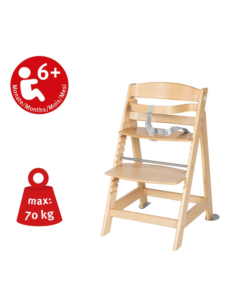 Seggiolone evolutivo + sdraietta inclinabile per neonati "Roba Born Up" Grigio scuro - Kiabi