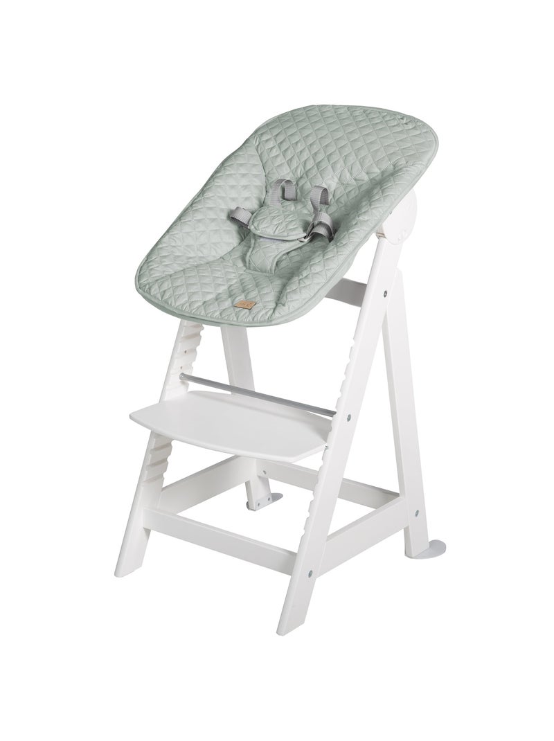 Seggiolone evolutivo + sdraietta per neonati "Roba Style Born Up" Bianco Verde - Kiabi