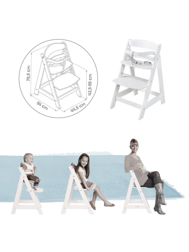 Seggiolone evolutivo + sdraietta per neonati "Roba Style Born Up" Bianco Verde - Kiabi