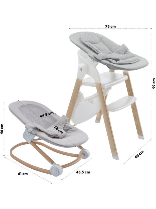 Seggiolone Levels Newborn Set incluso riduttore per neonato - babyGo - Kiabi