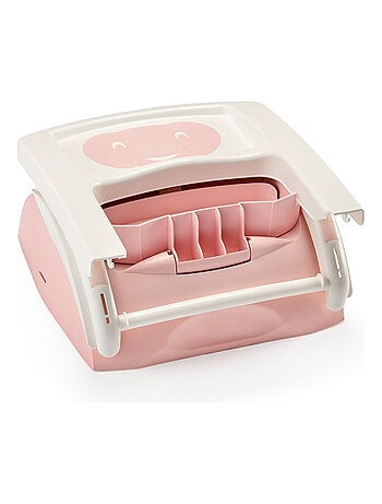 Seggiolone rialzatore per sedia 2-in-1 regolabile Thermobaby con vassoio rimovibile