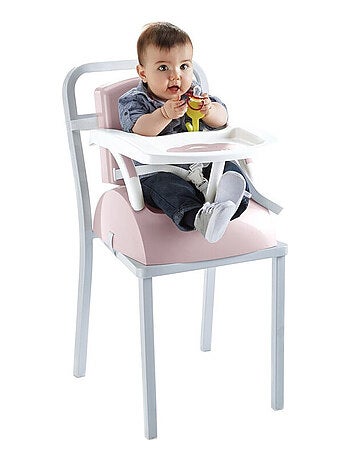 Seggiolone rialzatore per sedia 2-in-1 regolabile Thermobaby con vassoio rimovibile