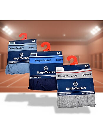 Sergio Tacchini Confezione di boxer da uomo Set da 3