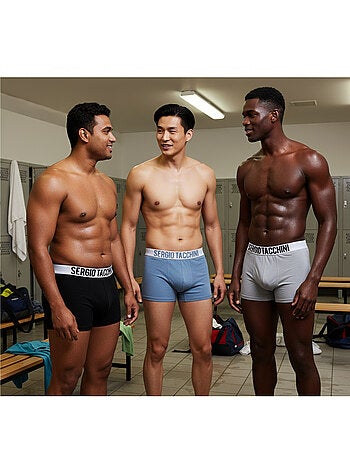 Sergio Tacchini Confezione di boxer da uomo Set da 3