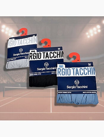 Sergio Tacchini Confezione di boxer da uomo Set da 3