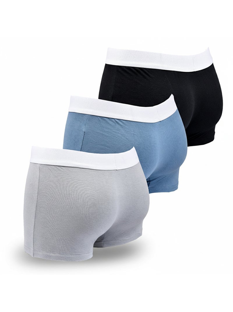 Sergio Tacchini Confezione di boxer da uomo Set da 3 Nero Blu - Kiabi