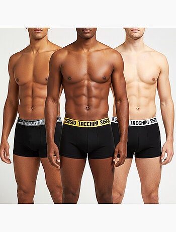Sergio Tacchini Confezione di boxer da uomo Set da 3