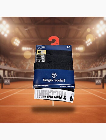 Sergio Tacchini Confezione di boxer da uomo Set da 3