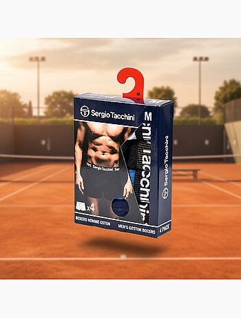 Sergio Tacchini Confezione di boxer da uomo Set da 4