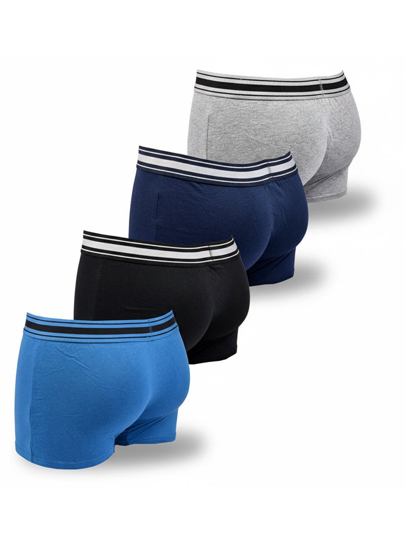 Sergio Tacchini Confezione di boxer da uomo Set da 4 Grigio blu - Kiabi