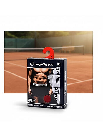 Sergio Tacchini Confezione di boxer da uomo Set da 4