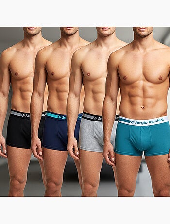 Sergio Tacchini Confezione di boxer da uomo Set da 4