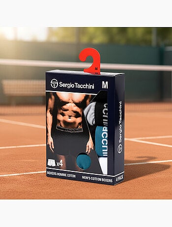 Sergio Tacchini Confezione di boxer da uomo Set da 4