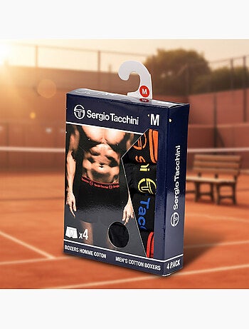 Sergio Tacchini Confezione di boxer da uomo Set da 4