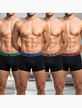 Sergio Tacchini Confezione di boxer da uomo Set da 4