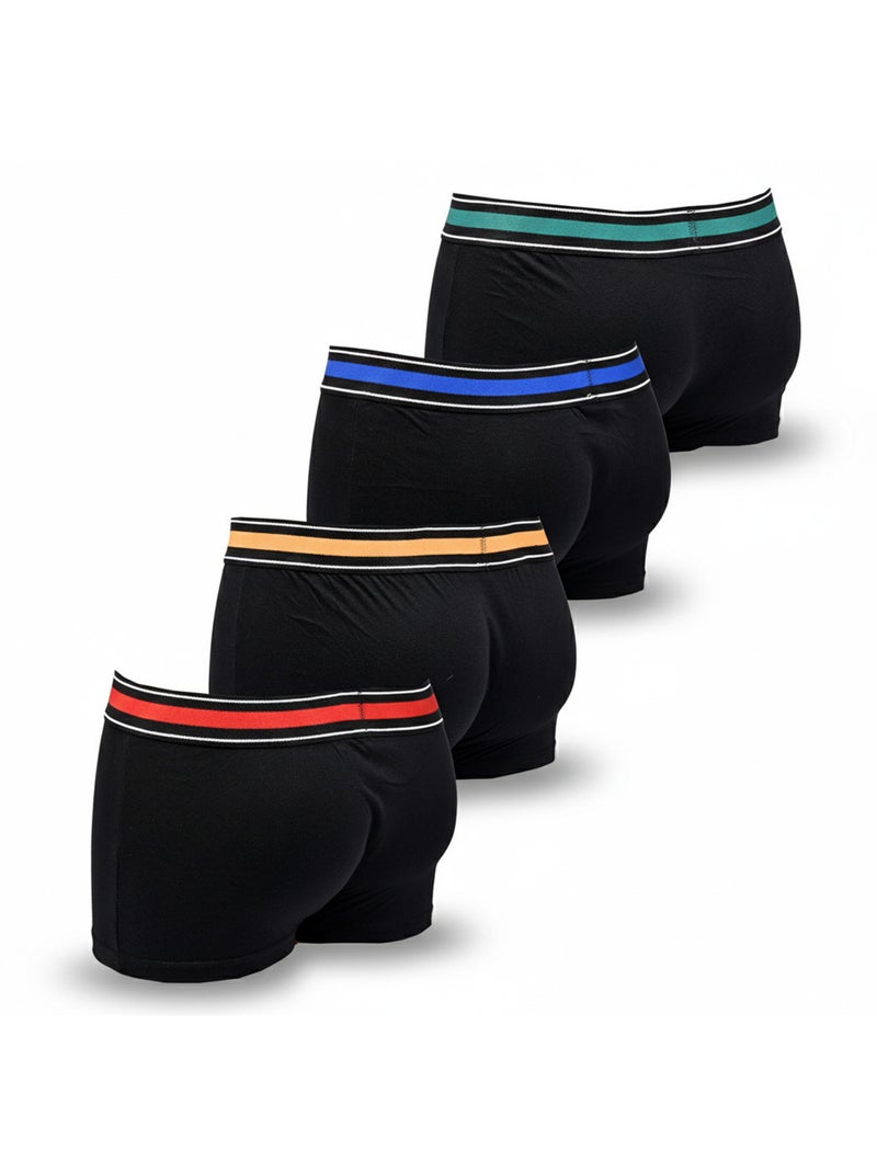 Sergio Tacchini Confezione di boxer da uomo Set da 4 Nero - Kiabi