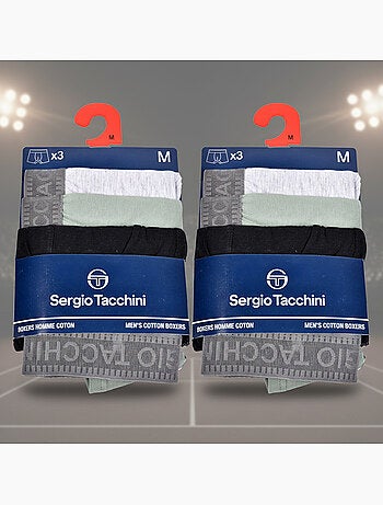 Sergio Tacchini Confezione di boxer da uomo Set da 6