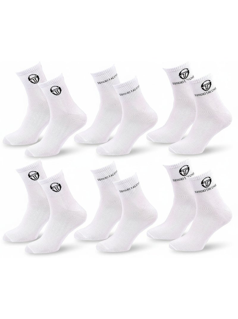 Sergio Tacchini Confezione di calzini corti da donna Quarter Confezione da 6 Bianco - Kiabi