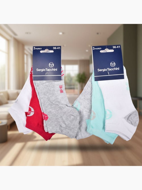 Sergio Tacchini Confezione di calzini corti da donna Quarter Confezione da 6 - Kiabi