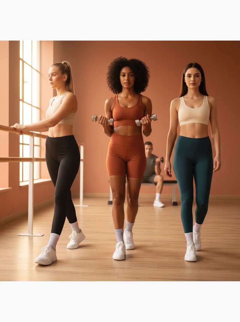 Sergio Tacchini Confezione di calzini corti da donna Quarter Confezione da 6 Grigio bianco - Kiabi