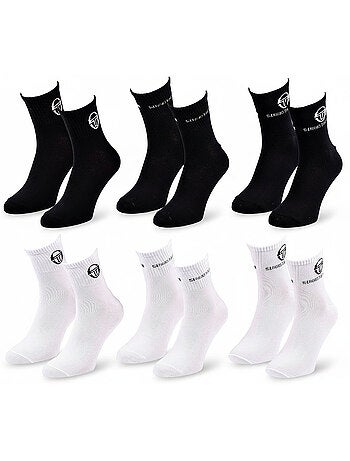 Sergio Tacchini Confezione di calzini corti da donna Quarter Confezione da 6