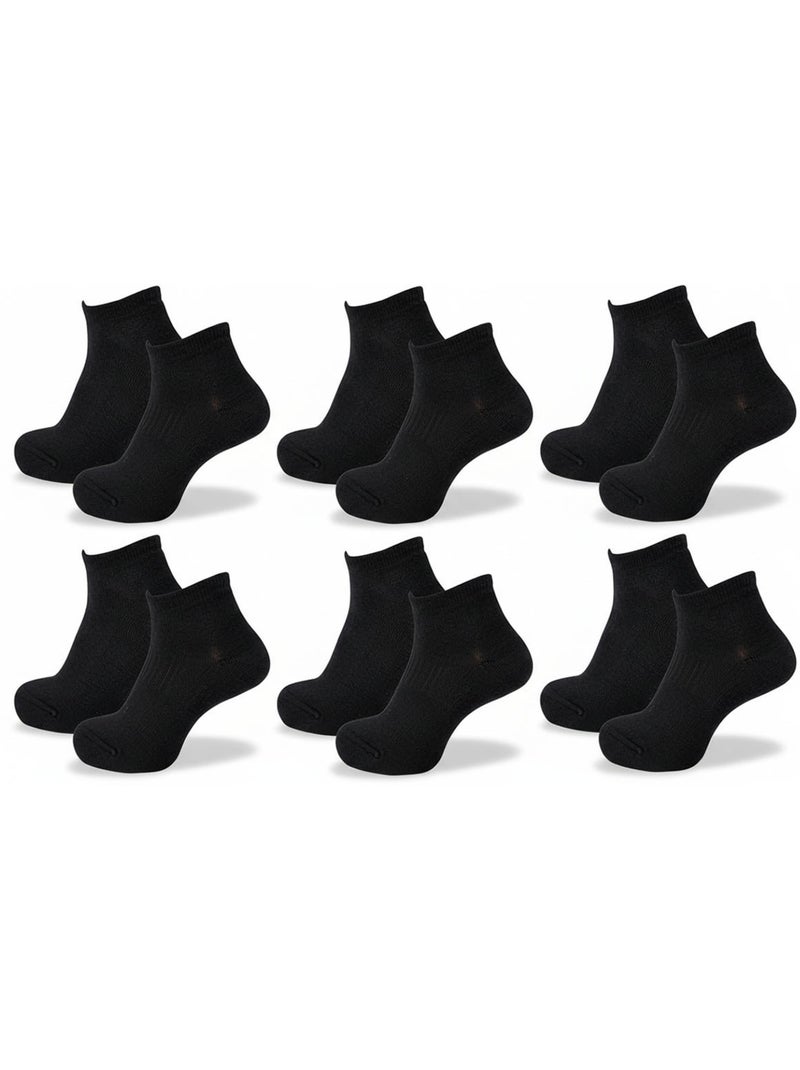 Sergio Tacchini Confezione di calzini corti da donna Quarter Confezione da 6 Nero - Kiabi