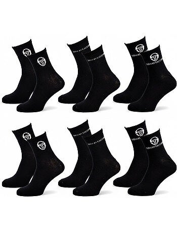 Sergio Tacchini Confezione di calzini corti da donna Quarter Confezione da 6