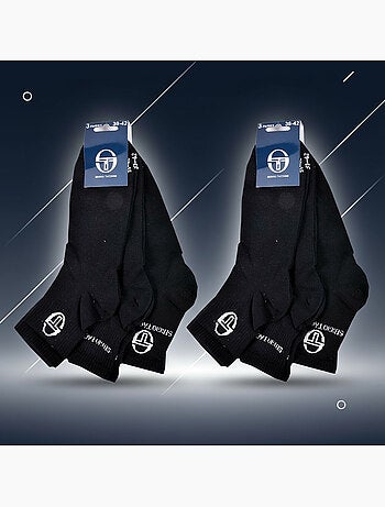 Sergio Tacchini Confezione di calzini corti da donna Quarter Confezione da 6
