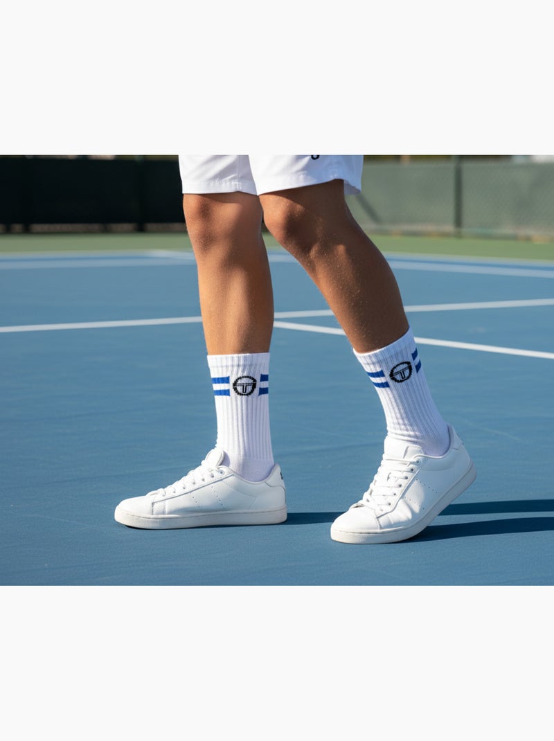Sergio Tacchini Confezione di calzini da tennis per bambini Crew Set da 6 paia Nero - Kiabi