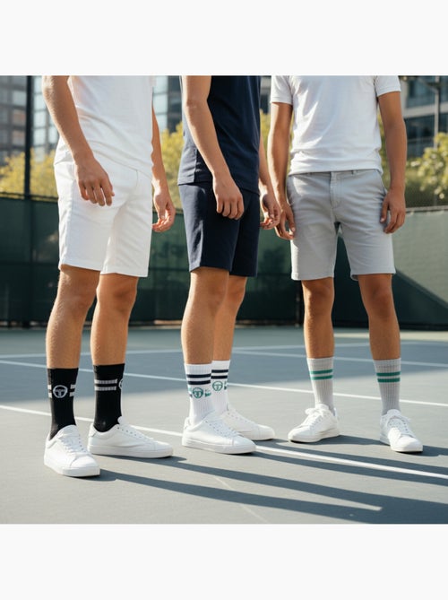 Sergio Tacchini Confezione di calzini da tennis per bambini Crew Set da 9 paia - Kiabi
