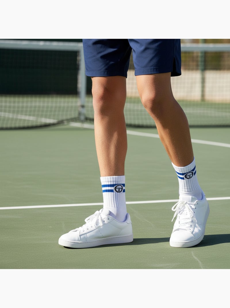 Sergio Tacchini Confezione di calzini da tennis per bambini Crew Set da 9 paia Nero - Kiabi