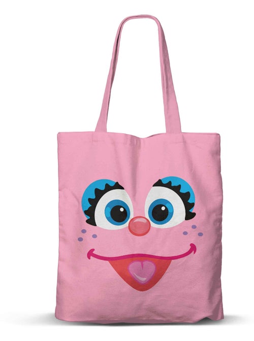 Sesame Street Abby Cadabby Face Borsa della Spesa Shopping FAN, Rosa - Kiabi Sesame Street Abby Cadabby Face Borsa della Spesa Shopping FAN, Rosa - Kiabi