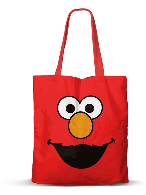 Sesame Street Elmo Face Borsa della Spesa Shopping FAN, Rosso - Kiabi Sesame Street Elmo Face Borsa della Spesa Shopping FAN, Rosso - Kiabi