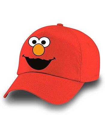 Sesame street elmo face cappellino bambino, rosso