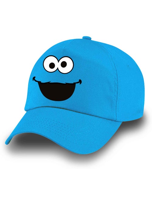 Sesame Street Pasticcino Cookie Monster Face Cappellino Bambino, Blu - Kiabi