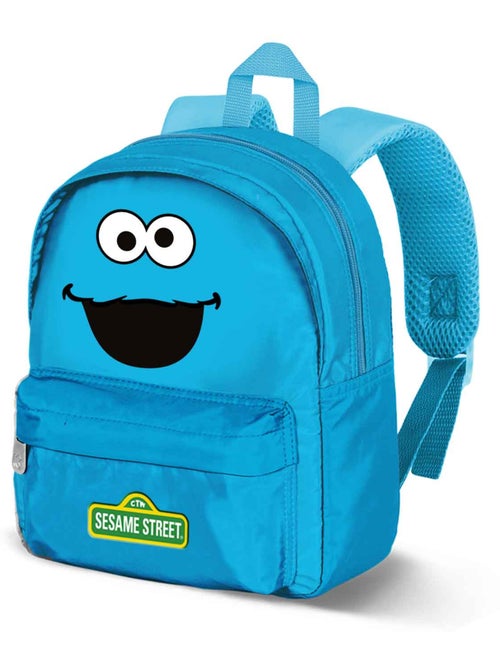 Sesame Street Pasticcino Cookie Monster Face Zainetto Prescolare Joy, Blu - Kiabi